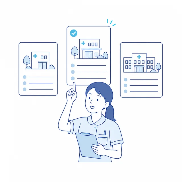 採用・人材確保のための調査のイラスト