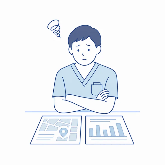 選ばれる理由が感覚でしか分からないと悩むイラスト